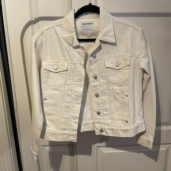 White jean jacket new - Picture 2 of 2